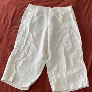 J.Jill linen pants cropped size large petite